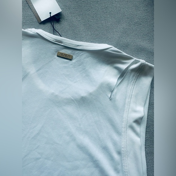 Alala Carve Cutout White Sleeveless Tank Top - Picture 10 of 10